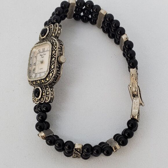 Main Line Time Watch Women 22MM Gray Dial Multicolor Band 6.5" New Battery - Picture 7 of 9